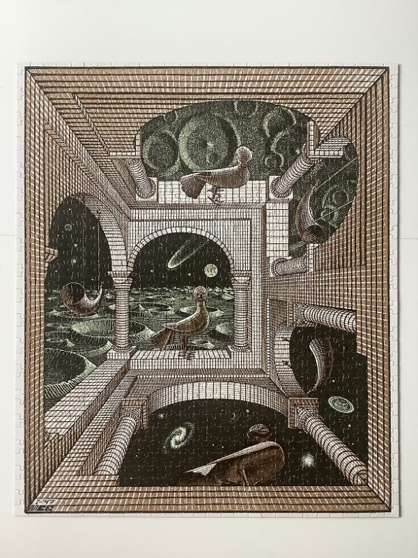 Image of the puzzle 1000, Selegiochi, Another World, Escher, Complete, Picture of the puzzle