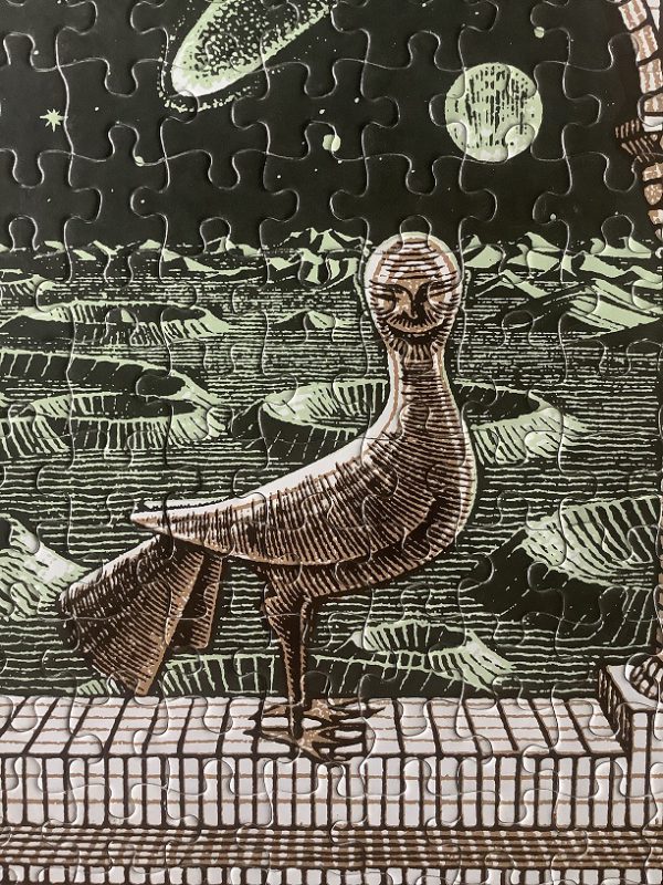 Image of the puzzle 1000, Selegiochi, Another World, Escher, Complete, Detail of the puzzle