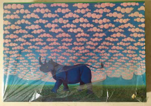 Image of the puzzle 2000, International Team, Rinoceronte Azzurro, Invrea, Factory Sealed, Picture of the box