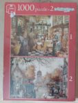 Image of the puzzle 1000x2, Jumbo, The Bakery & The Village Square, by Anton Pieck, Factory Sealed, Picture of the box
