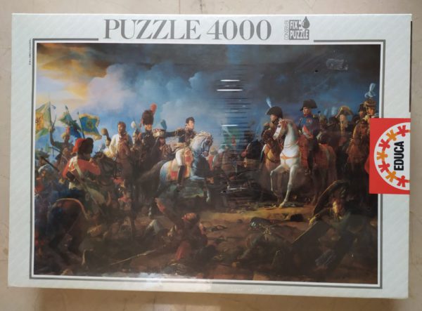 Image of the puzzle 4000, Educa, The Battle of Austerlitz, François Gérard, Factory Sealed, Picture of the box