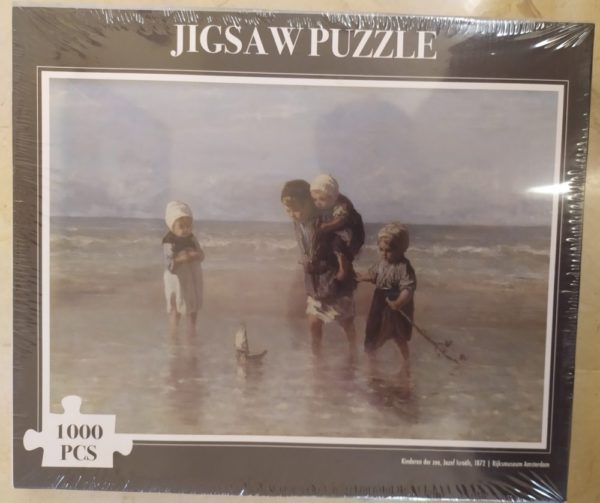 Image of the puzzle 1000, Avec, Children of the Sea, by Jozef Israëls, Factory Sealed, Picture of the Box