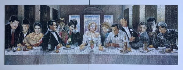 Image of the puzzle 1000, Schmidt, Dinner for Great Names, Renato Casaro, Complete, Picture of the puzzle