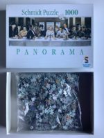 Image of the puzzle 1000, Schmidt, Dinner for Great Names, Renato Casaro, Complete, Picture of the bag