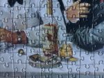 Image of the puzzle 1000, Schmidt, Dinner for Great Names, Renato Casaro, Complete, Detail of the puzzle