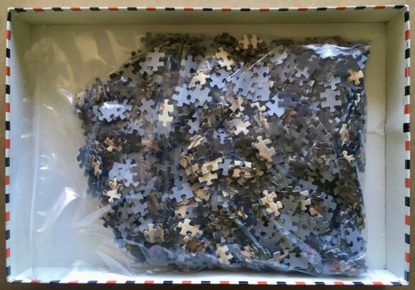Image of the puzzle 1500, Educa, Guardian Angel Triptych, by Victoria Francés, Complete, Picture of the bag