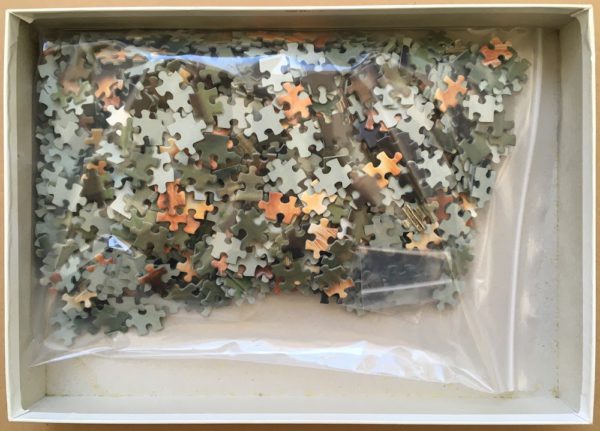 Image of the puzzle 1000, Nathan, A Cuddly Kitten, Complete, Picture of the bag
