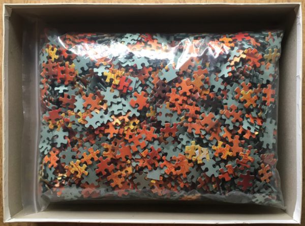 Image of the puzzle 3000, MB, Old Map of Europe, Complete, Picture of the bag