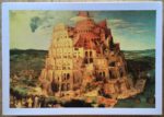 Image of the puzzle 1000, Road, The Tower of Babel, by Pieter Bruegel the Elder, Complete, Picture of the box
