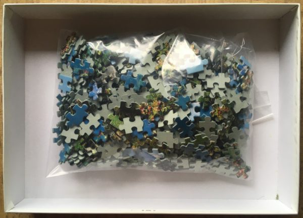 Image of the puzzle 500, Jumbo, Salzkammergut, Austria, Complete, Picture of the bag