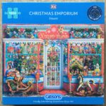 Image of the puzzle 1000, Gibsons, Christmas Emporium, by Eduard, Complete, Picture of the box