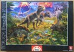 Image of the puzzle 500, Educa, Dinosaur Gathering, Krásný, Complete, Picture of the box