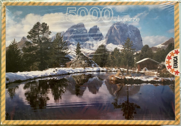 Image of the puzzle 5000, Educa, Südtirol, Italy, Factory Sealed, Picture of the box