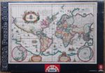 Image of the puzzle 6000, Educa, Ancient Map of the World, Willem Blaeu, Factory Sealed, Picture of the box