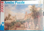 Image of the puzzle 2000, Jumbo, On a Terrace, by Arthur Trevor Haddon, Factory Sealed, Picture of the box