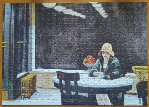 Image of the puzzle 500, Educa, Automat, Edward Hopper, Complete, Picture of the puzzle