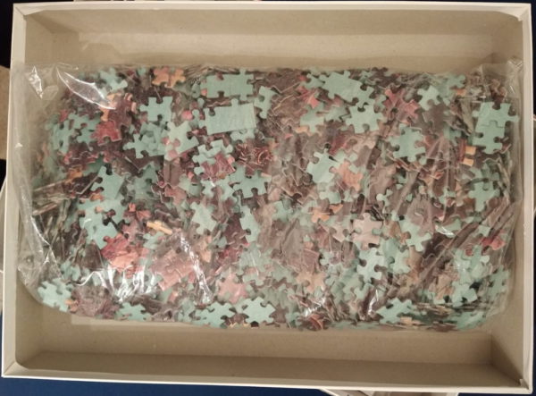 Image of the puzzle 2000, Schmidt, Naval Battle, Alexander Koch, Sealed Bag, Picture of the bag