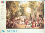 Image of the puzzle 5000, MB, Fair in the Champs-Elysees, William Parrott, Complete, Picture of the box
