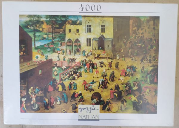 Image of the puzzle 4000, Nathan, Children's Games, by Pieter Bruegel the Elder, Factory Sealed, Picture of the box