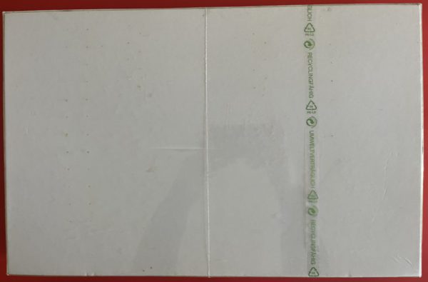 Image of the puzzle 6000, Piatnik, Old World Map, John Speed, Factory Sealed, Picture of the back
