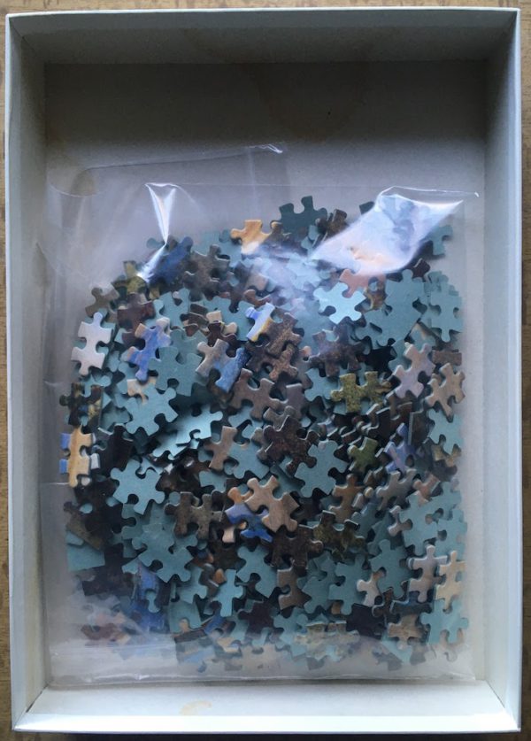 Image of the puzzle 500, Jumbo, Drawing Girl, Harcourt, Complete, Picture of the bag