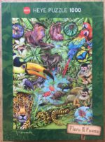 Image of the puzzle 1000, Heye, Rainforest, by Marion Wieczorek, Sealed Bag, Picture of the box