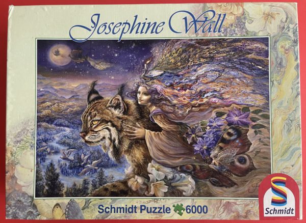 Image of the puzzle 6000, Schmidt, Flight of the Lynx, Josephine Wall, Sealed Bag, Picture of the box