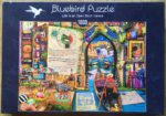 Image of the puzzle 1000, Bluebird, Life is an Open Book Venice, by Aimee Stewart, Complete, Picture of the box