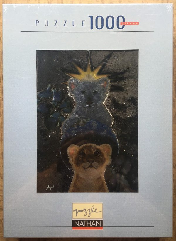Image of the puzzle 1000, Nathan, The Very Few (Metallic), by William Schimmel Jr., Factory Sealed, Picture of the box