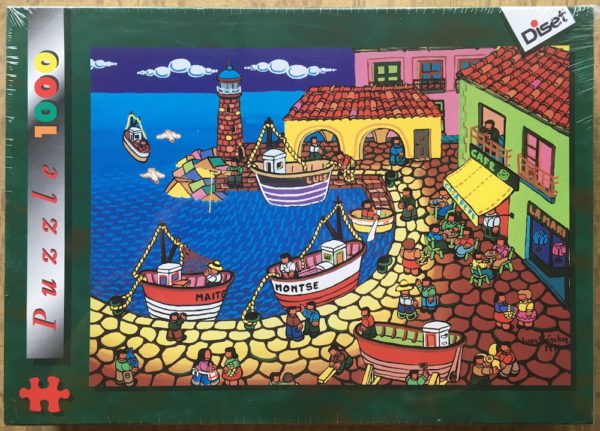 Image of the puzzle 1000, Diset, El Puerto, Juan Sánchez, Factory Sealed, Picture of the box
