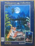 Image of the puzzle 1000, Clementoni, Eyes of the Tiger, by Christian Riese Lassen, Factory Sealed, Picture of the box