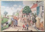 Image of the puzzle 1000, JB, Hoogeveen Story Plate, by Cornelis Jetses, Complete, Picture of the box