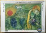 Image of the puzzle 1000, Eurographics, The Lovers of Vence, by Marc Chagall, Factory Sealed, Picture of the box