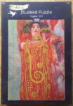 Image of the puzzle 1000, Bluebird, Hygieia, by Gustav Klimt, Factory Sealed, Picture of the box
