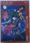 Image of the puzzle 1000, Ricordi, Blue Violinist, by Marc Chagall, Factory Sealed, Picture of the box