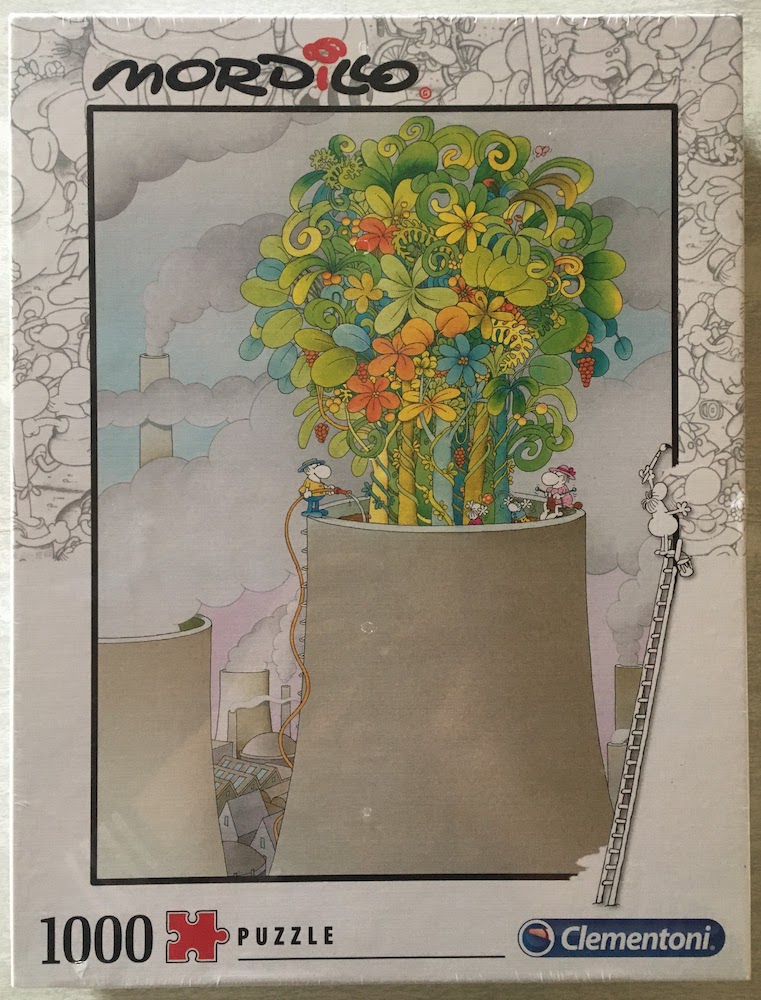 1000, Clementoni, The Cure, by Guillermo Mordillo, Factory Sealed, 2025-08-25 Image of the puzzle 1000, Clementoni, The Cure, by Guillermo Mordillo, Factory Sealed, Picture of the box