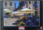 Image of the puzzle 3000, Educa, Sienna Flower Market, by Howard Behrens, Complete, Picture of the box