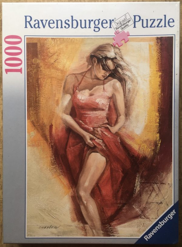 Image of the puzzle 1000, Ravensburger, Spanish Dancer, Factory Sealed, Picture of the box