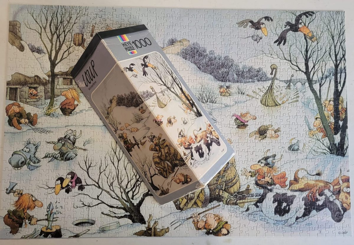 1000, Heye, Wintertime, Jean-Jacques Loup - Rare Puzzles
