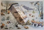 Image of the puzzle 1000, Heye, Wintertime, Jean-Jacques Loup, Complete, Picture of the contents