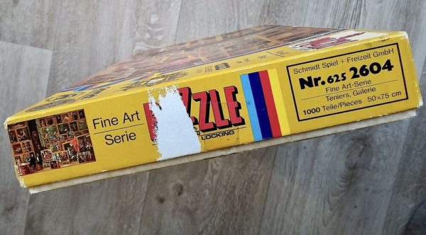 Image of the puzzle 1000, Schmidt, Gallery, by Teniers, Complete, Picture of the Box