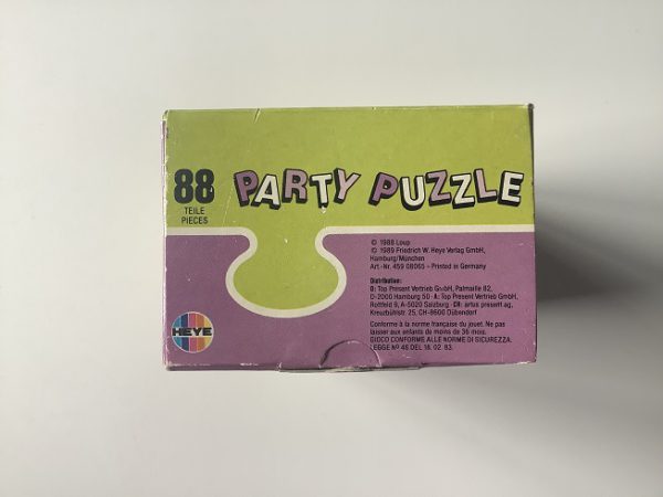 Image of the puzzle 88, Heye, Party Puzzle 459 08065, by Loup, Complete, Picture of the Box