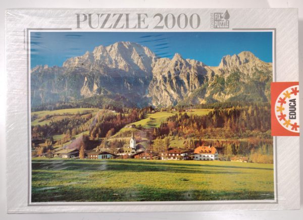 Image of the puzzle 2000, Educa, Austrian Landscape, Factory Sealed, Picture of the box
