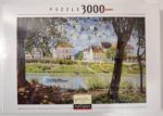 Image of the puzzle 3000, Nathan, Village on the Banks of the Seine, by Sisley, Factory Sealed, Picture of the Box