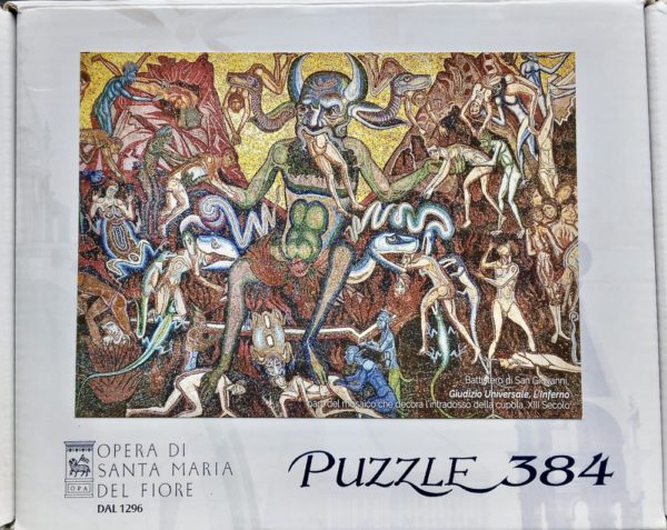 Image of the puzzle 384, Cartotecnica Rocchi, L'Inferno, Complete, Picture of the box