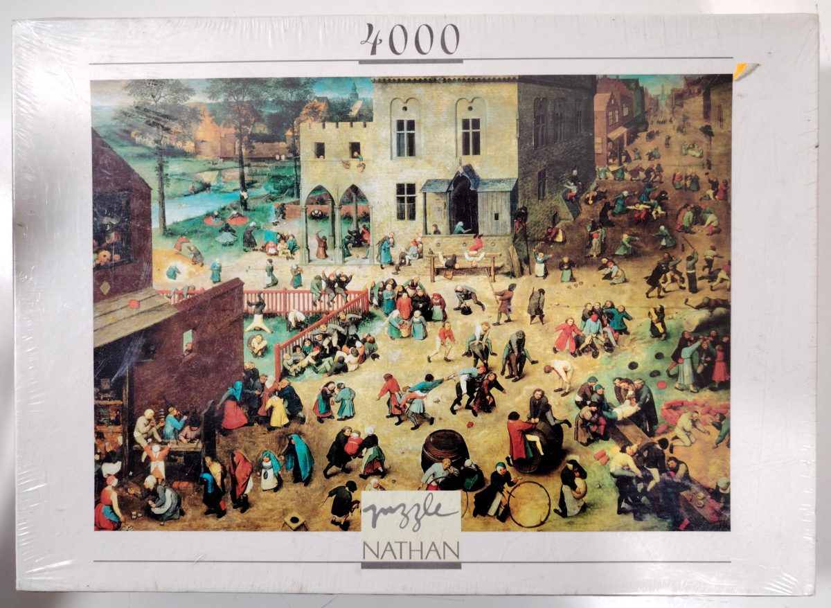 Image of the puzzle 4000, Nathan, Children’s Games, by Pieter Bruegel the Elder, Factory Sealed, Picture of the box