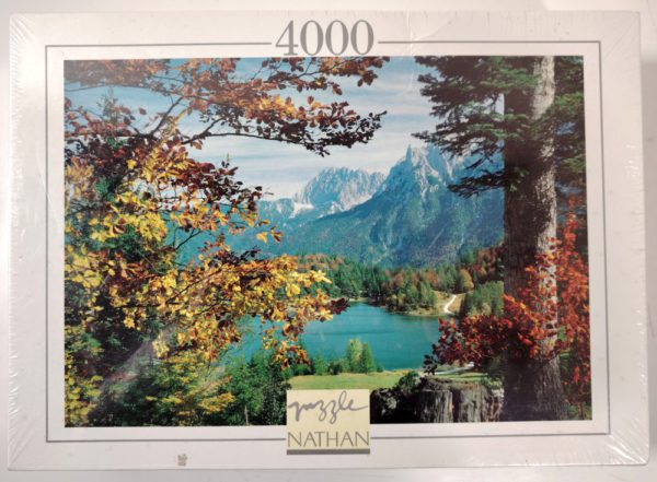 Image of the puzzle 4000, Nathan, Mountain Landscape, by Kirsch, Factory Sealed, Picture of the Box