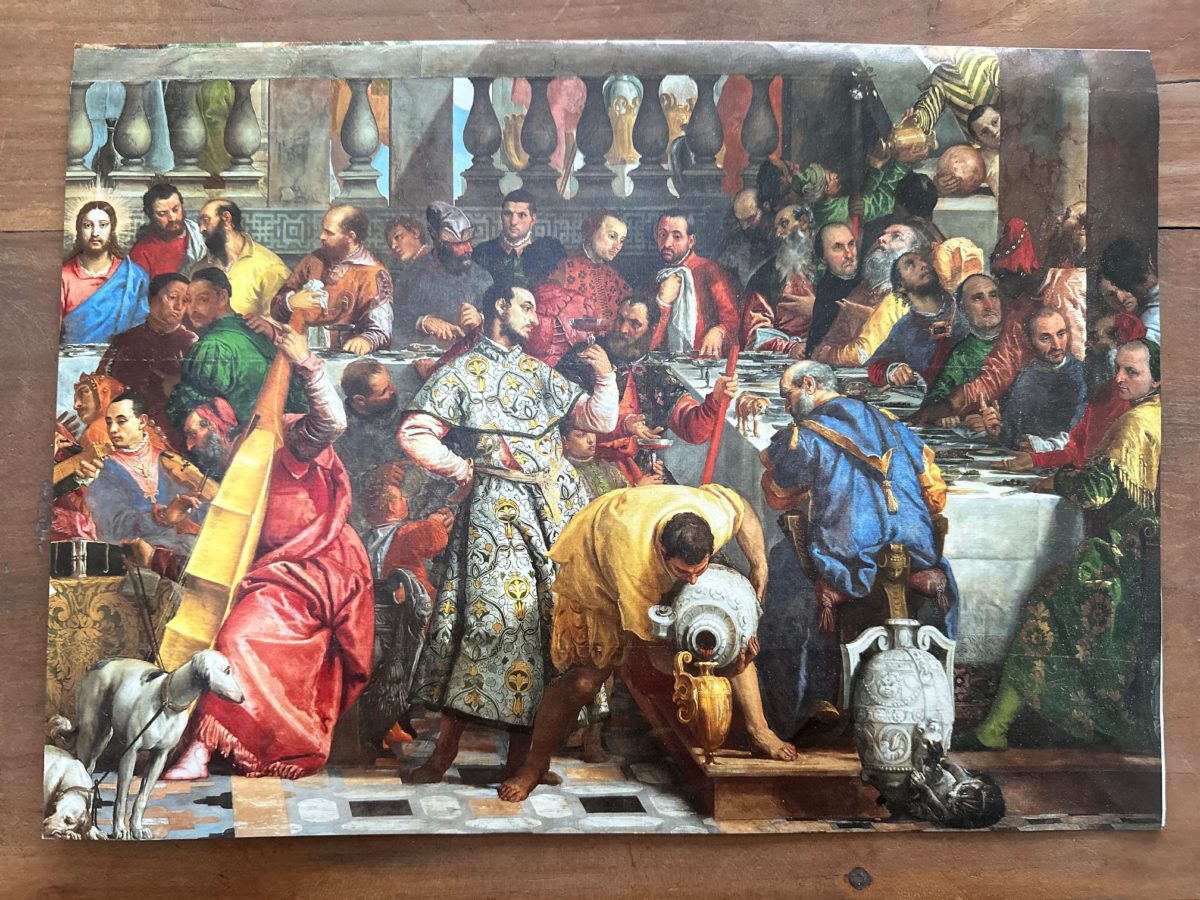 Image of the puzzle 9000, Ravensburger, The Wedding Feast at Cana, by Paolo Veronese, Complete, Picture of the poster