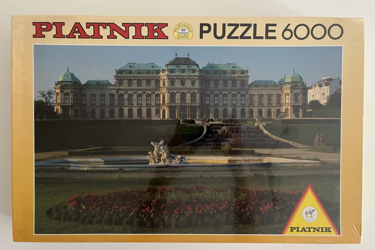 6000, Piatnik, Belvedere Palace in Vienna, Factory Sealed, Listed by MPzzl Image of the puzzle 6000, Piatnik, Belvedere Palace in Vienna, Factory Sealed, Picture of the box