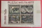 Image of the puzzle 20000, Weltbild, World Map, Sealed Bag, Picture of the box